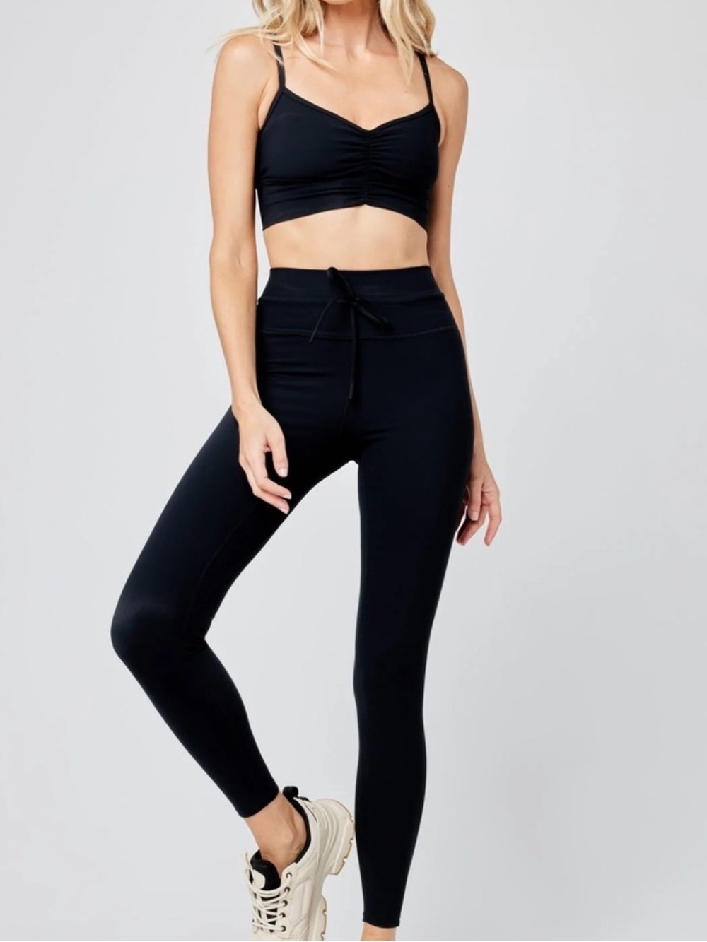 l*space turner leggings with Matching Ruched Sports Bra